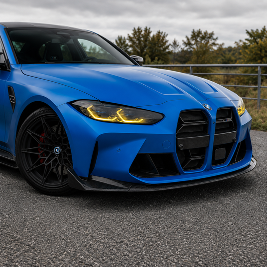 CSL STYLE DRY CARBON FIBER 3PC FRONT LIP  BMW G80 M3 & G82 G83 M4