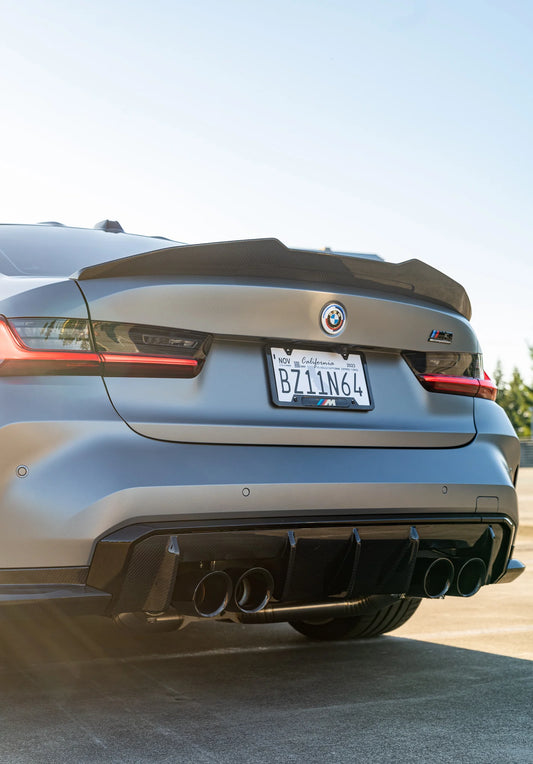 PSM Style Carbon Fiber Trunk Spoiler - BMW G80 M3  G82 M4