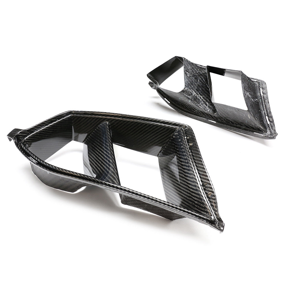 Dry Carbon Fiber Single Slit MP Style Air Duct Trim - G80 M3 G82/G83 M4