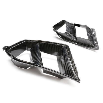 Dry Carbon Fiber Single Slit MP Style Air Duct Trim - G80 M3 G82/G83 M4