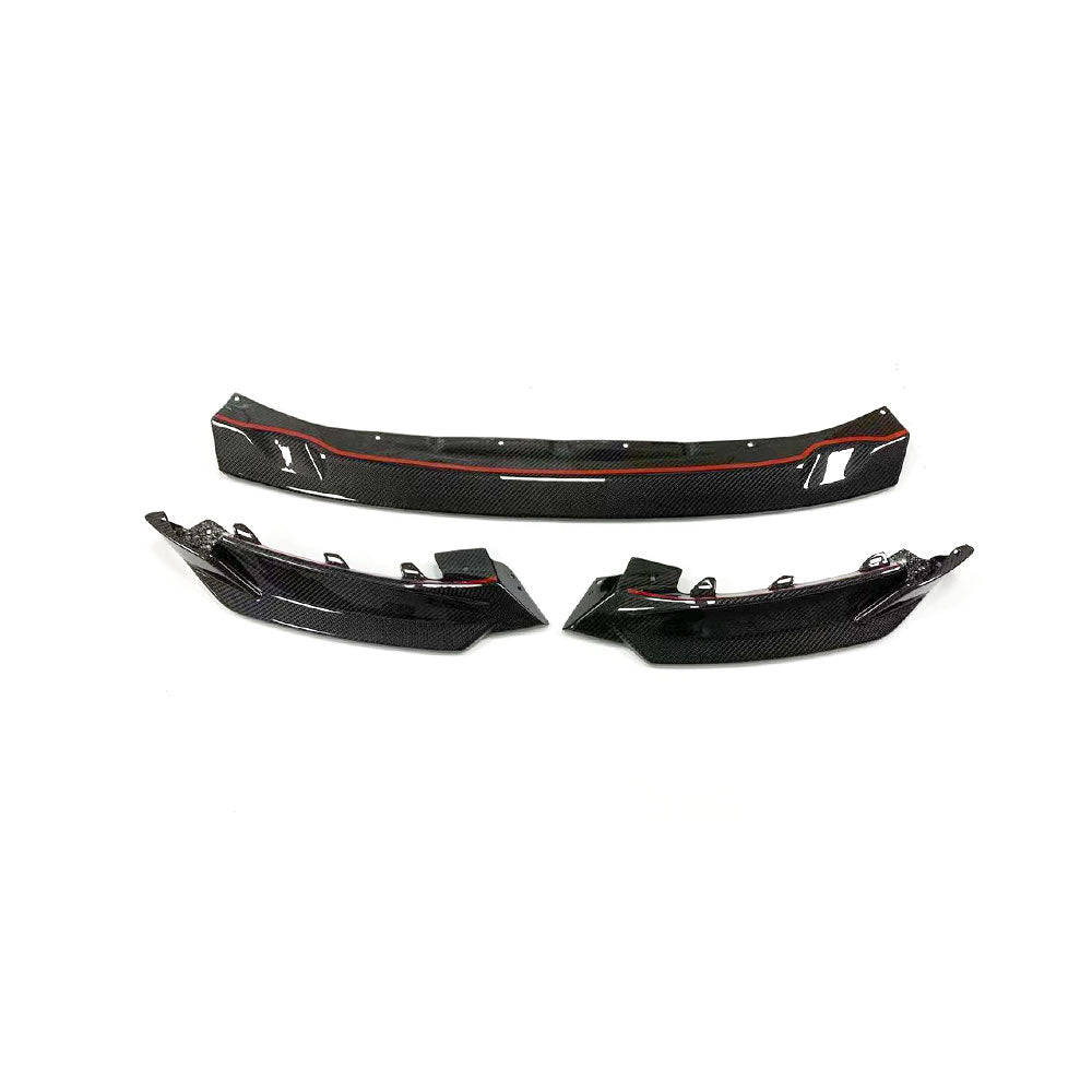 SP2 Style Dry Carbon Fiber 3PC Front Lip  BMW G80 M3 G82 G83 M4