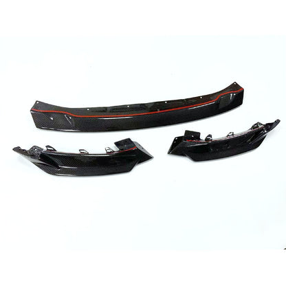 SP2 Style Dry Carbon Fiber 3PC Front Lip  BMW G80 M3 G82 G83 M4