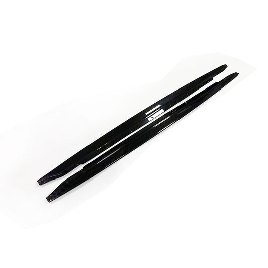 MHC Style Dry Carbon Fiber Side Skirts-  BMW G80 M3