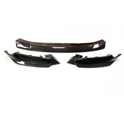 SP2 Style Dry Carbon Fiber 3PC Front Lip  BMW G80 M3 G82 G83 M4