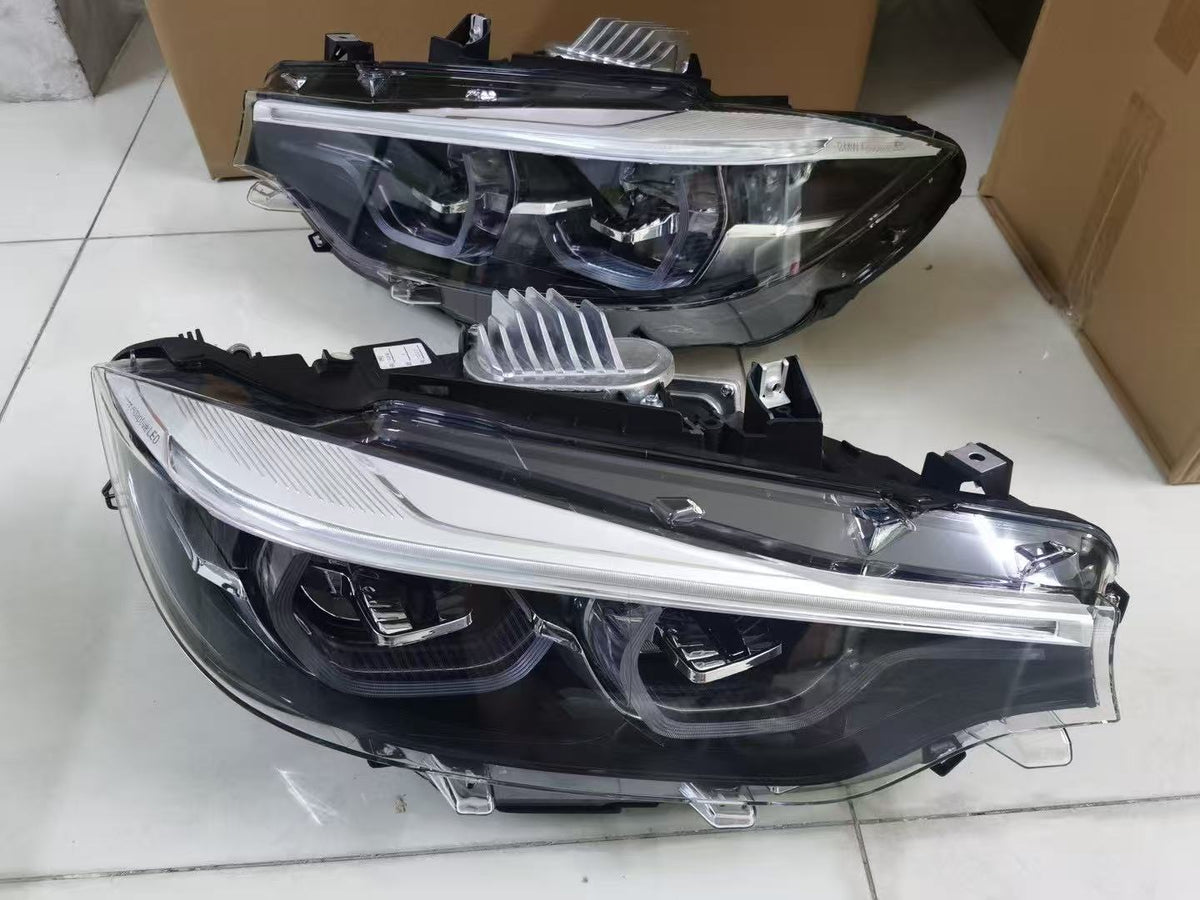 IKON Style LCI2 LED Color Switching Headlights V2  - F80 M3 F82  M4 F32