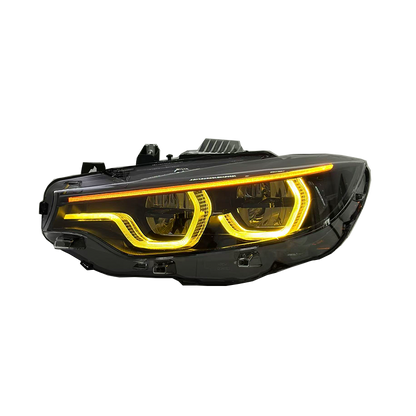 F8X IKON V3 LED Headlights – 3-Color Switchable White, Yellow & Amber  BMW F80 M3 F82 F83 M4