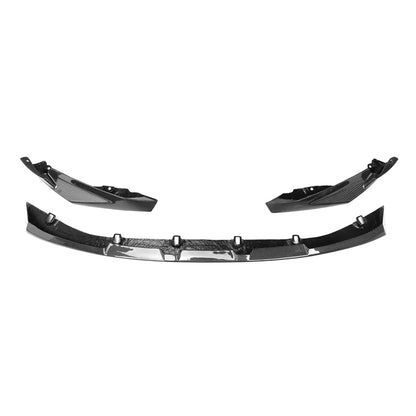 MP Style Dry Carbon Fiber 3pc Front Lip - BMW G80 M3 G82 G83 M4