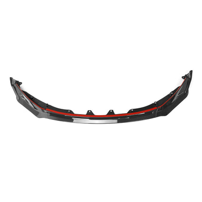 V STYLE DRY CARBON FIBER 3PC FRONT LIP - BMW G80 M3 G82 G83 M4