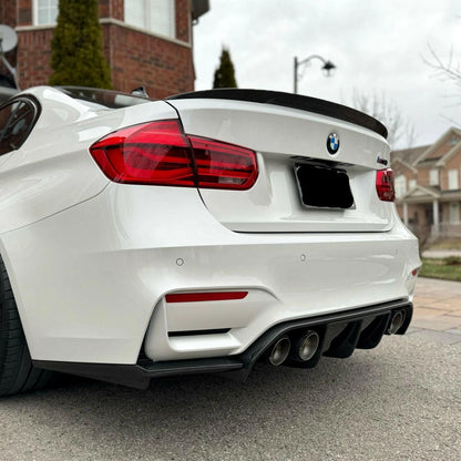 V Style Carbon Fiber  Rear Diffuser F80 M3 F82 F83 M4